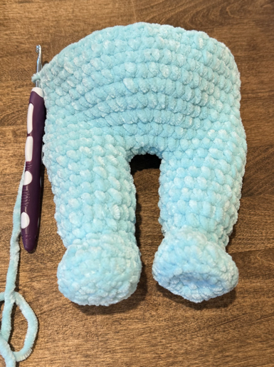 crochet teddy bear step 28