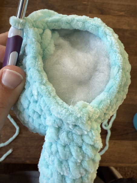 crochet teddy bear step 32