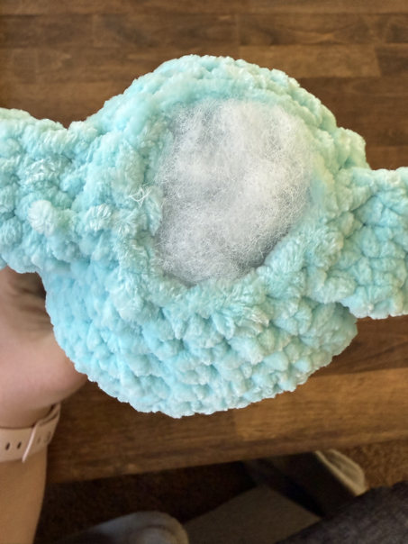 crochet teddy bear step 35