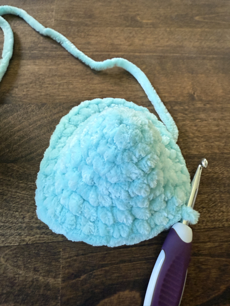 crochet teddy bear step 39