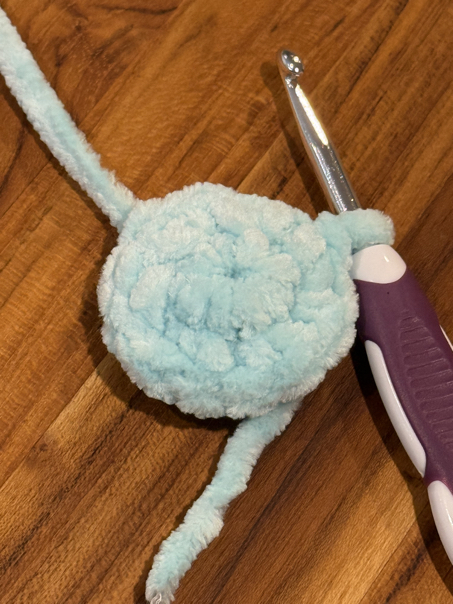 crochet teddy bear step 4