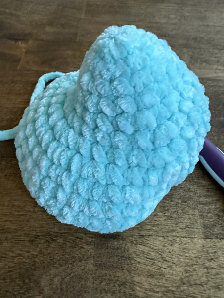crochet teddy bear step 41