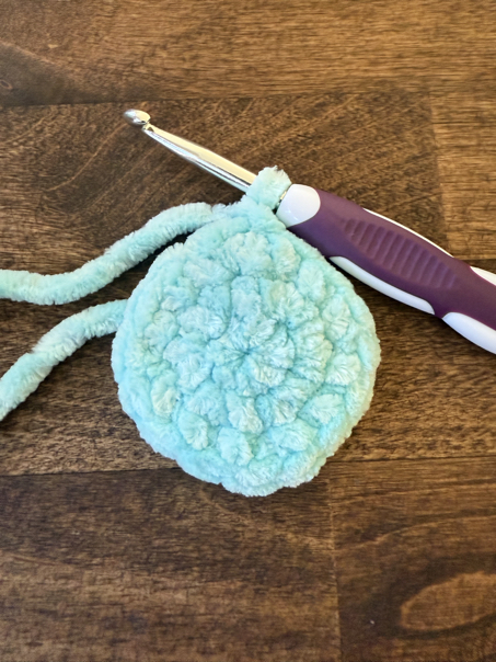 crochet teddy bear step 44