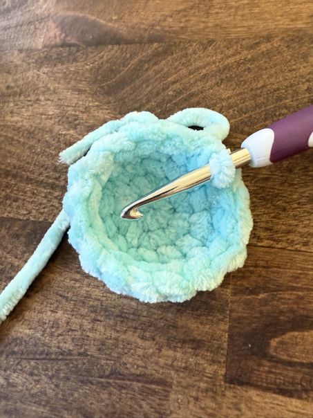 crochet teddy bear step 45
