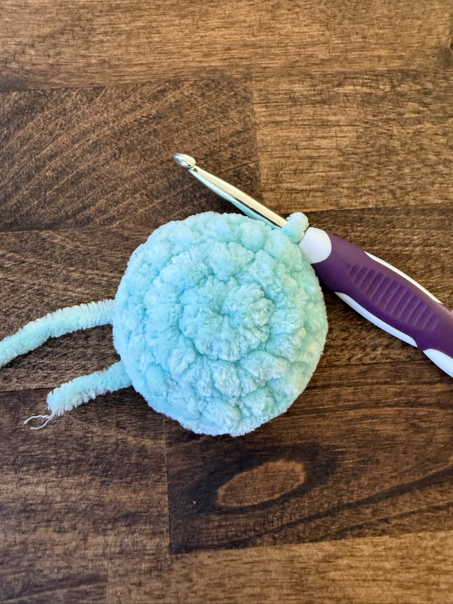 crochet teddy bear step 49