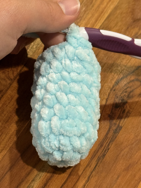 crochet teddy bear step 6