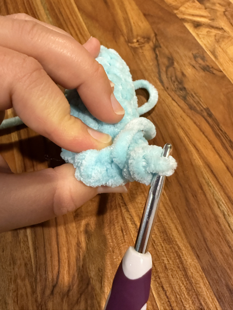 crochet teddy bear step 9