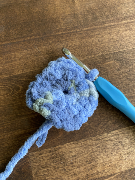 square blanket crochet pattern step 4