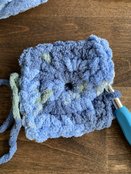 square blanket crochet pattern step 5