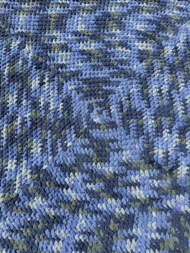 square crochet blanket