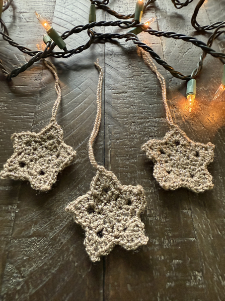 crochet christmas star pattern