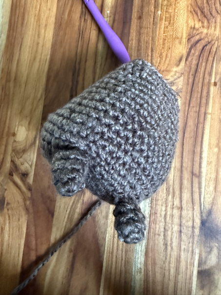 crochet mouse pattern step 11