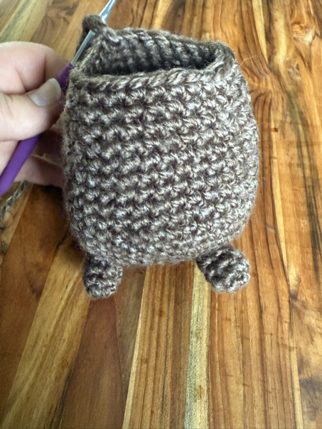 crochet mouse pattern step 12