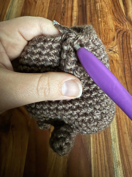 crochet mouse pattern step 13