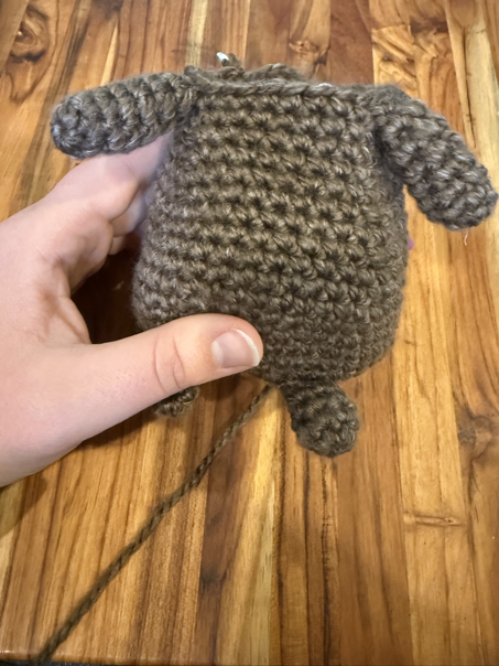 crochet mouse pattern step 14