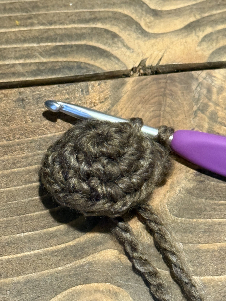 crochet mouse pattern step 18