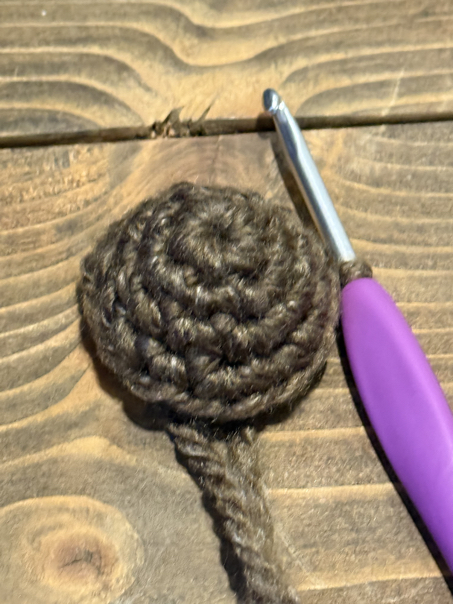 crochet mouse pattern step 19
