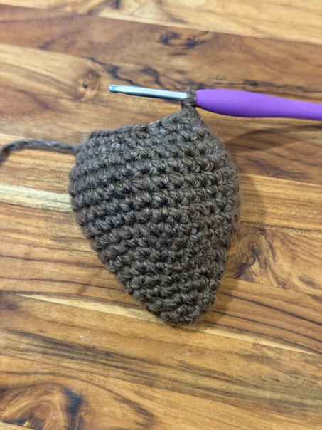 crochet mouse pattern step 20