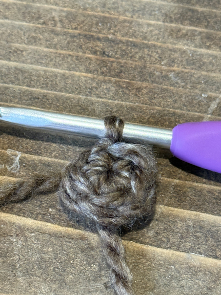 crochet mouse pattern step 21