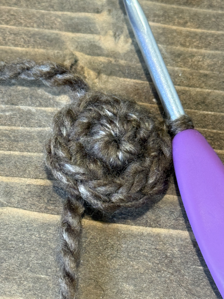 crochet mouse pattern step 22