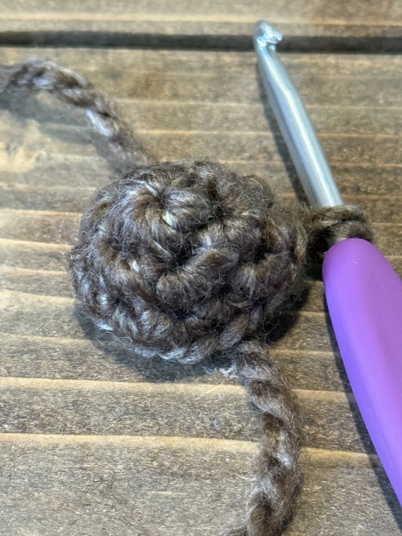 crochet mouse pattern step 23