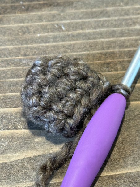 crochet mouse pattern step 24