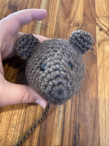 crochet mouse pattern step 26