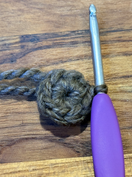 crochet mouse pattern step 5