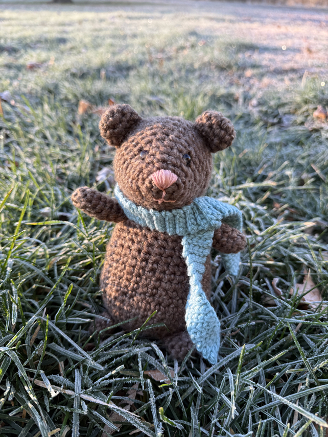 cute crochet mouse