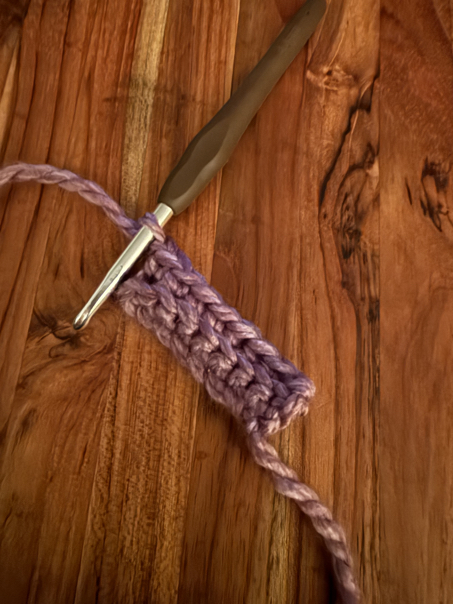 chunky beanie crochet pattern step 2