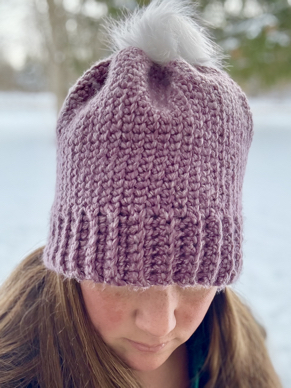 chunky yarn crochet beanie