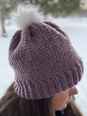 crochet beanie with chunky yarn
