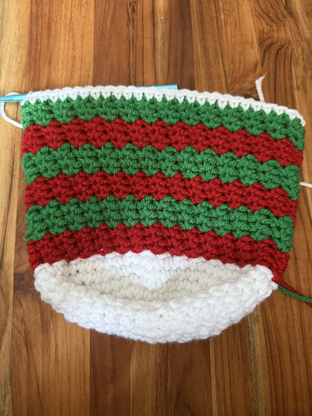 crochet stocking pattern step 10