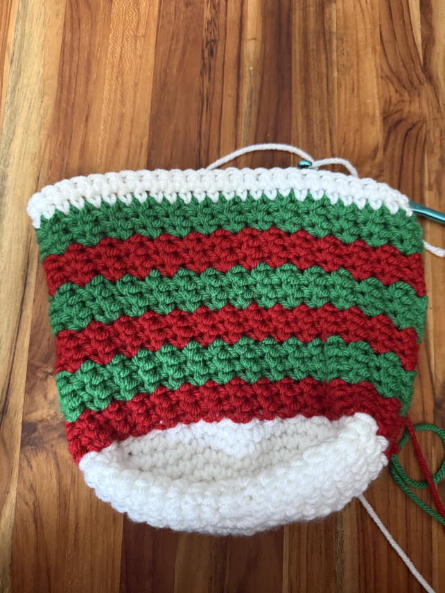 crochet stocking pattern step 11