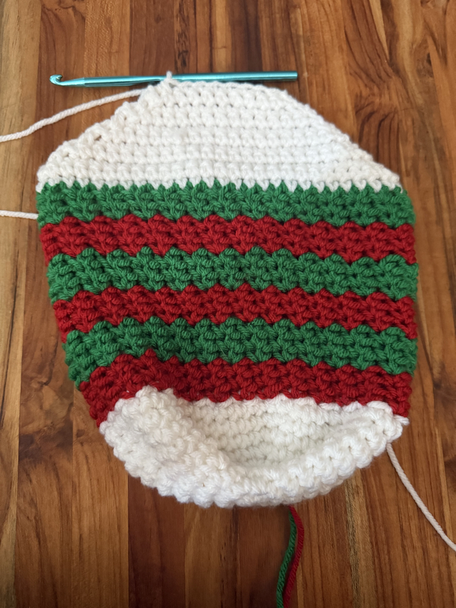 crochet stocking pattern step 12
