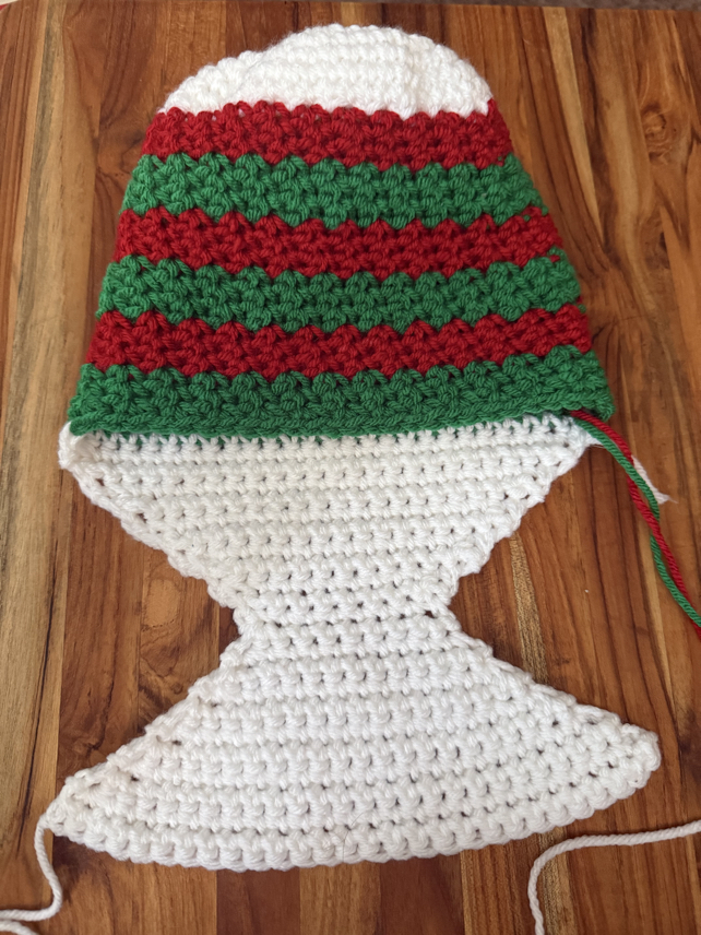 crochet stocking pattern step 13