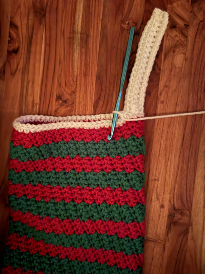 crochet stocking pattern step 21