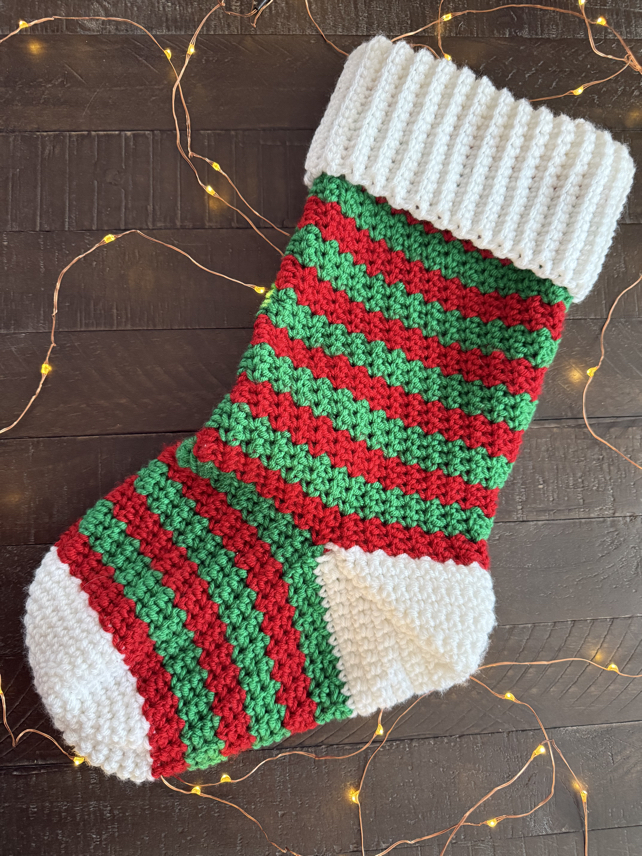 how to crochet a stocking for christmas