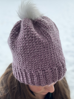 simple crochet chunky beanie