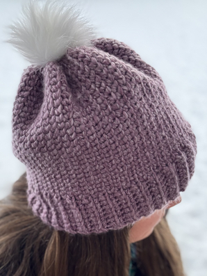 single crochet chunky beanie