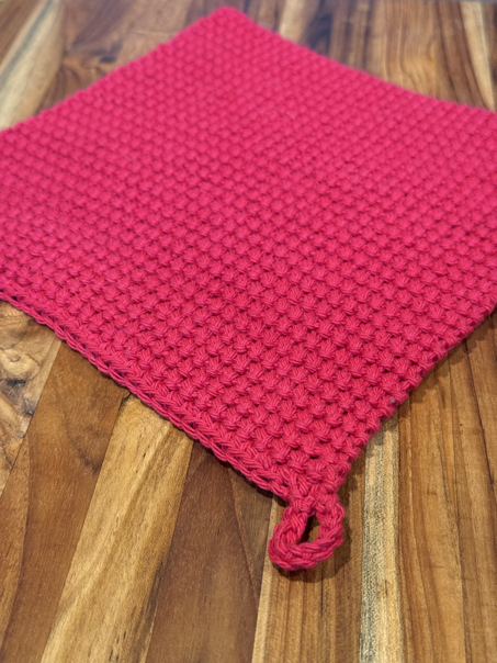 crochet potholder pattern