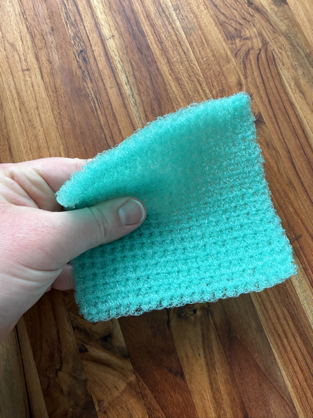 double thick crochet scrubby