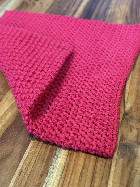 double thick crochet thermal potholder