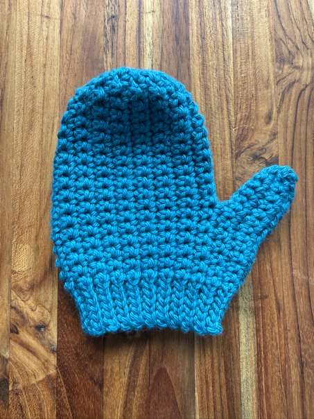 easy crochet baby mittens with thumbs