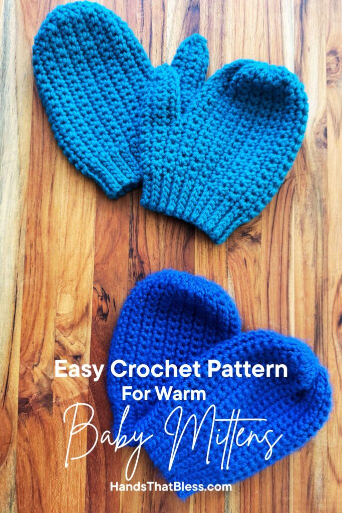 easy crochet pattern for warm baby mittens