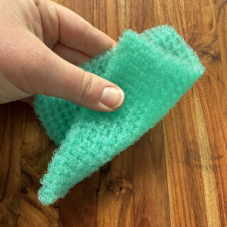 easy thermal stitch kitchen dish scrubby