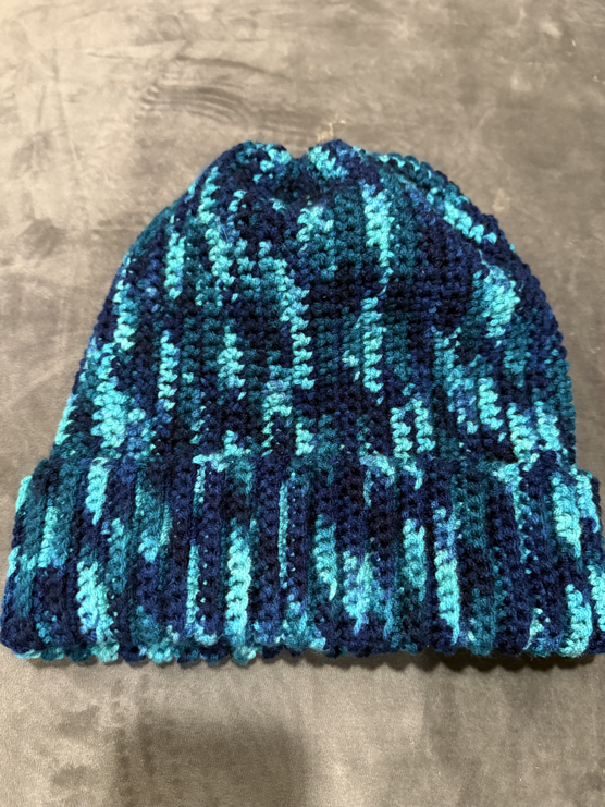 mens crochet hat step 14