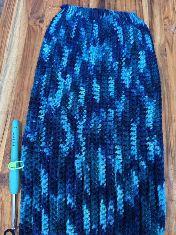 mens crochet hat step 5