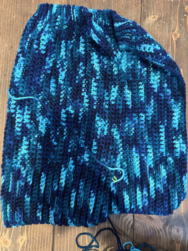 mens crochet hat step 6