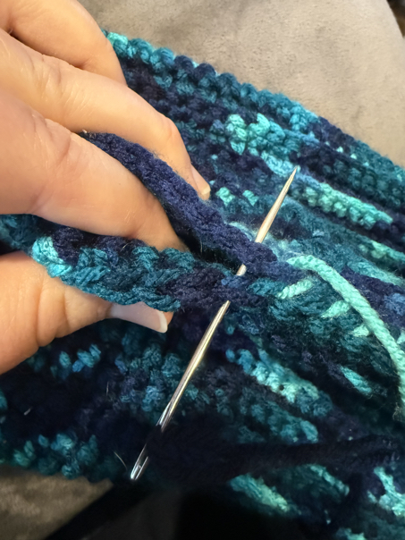 mens crochet hat step 8